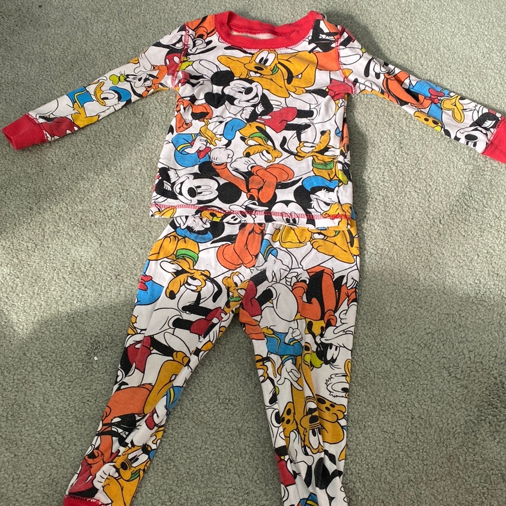 Mickey Mouse & friends pajamas 2t